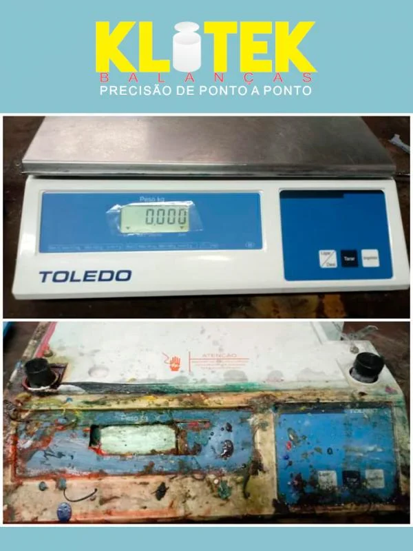 Manutenção de balança digital